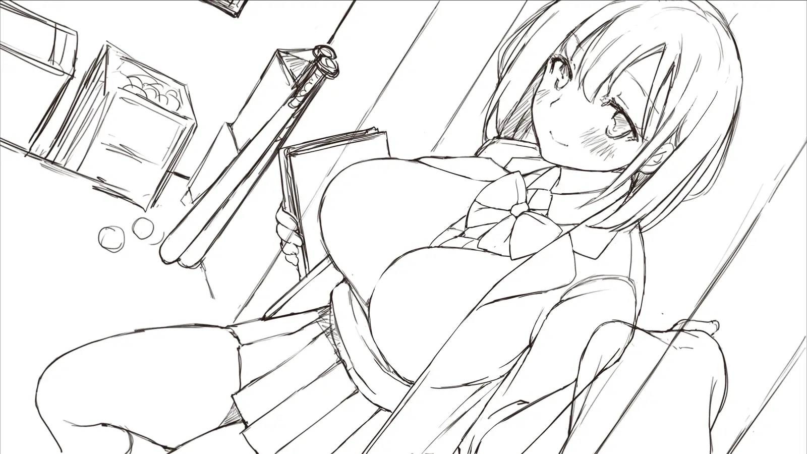 Watashi To Kareshi To Aitsu No Jijou_Rough Sketch